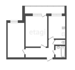 2-к квартира, вторичка, 47м2, 6/9 этаж