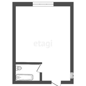 Студия квартира, вторичка, 13м2, 5/5 этаж