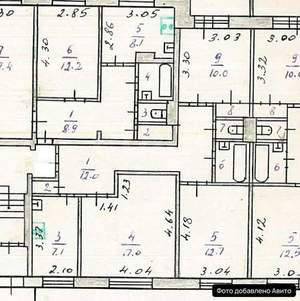 Студия квартира, вторичка, 14м2, 2/9 этаж
