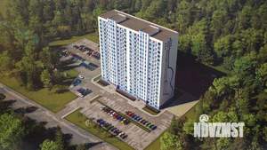 2-к квартира, строящийся дом, 51м2, 7/18 этаж
