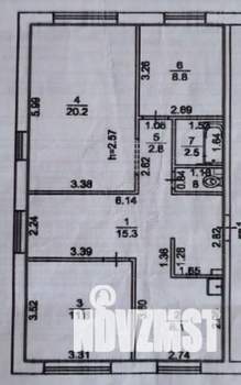 3-к квартира, вторичка, 70м2, 1/9 этаж