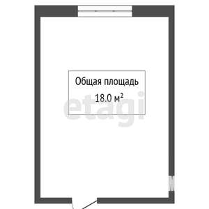 Студия квартира, вторичка, 16м2, 2/9 этаж