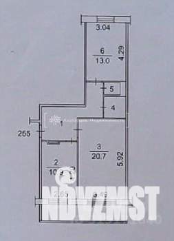 2-к квартира, вторичка, 60м2, 4/10 этаж