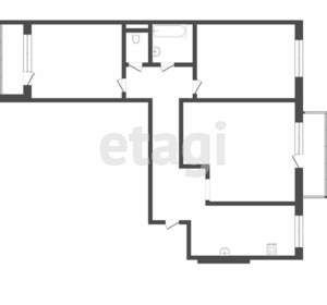 3-к квартира, вторичка, 65м2, 5/10 этаж