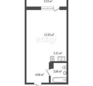 Студия квартира, вторичка, 31м2, 11/12 этаж