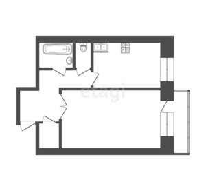 1-к квартира, вторичка, 42м2, 6/10 этаж