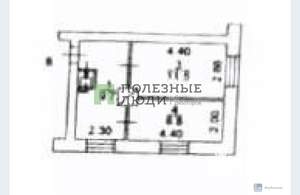 2-к квартира, вторичка, 31м2, 2/2 этаж