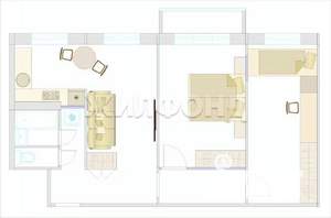 3-к квартира, вторичка, 57м2, 2/5 этаж