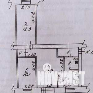 3-к квартира, вторичка, 56м2, 3/5 этаж