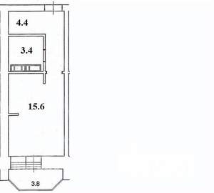 Студия квартира, вторичка, 26м2, 3/12 этаж