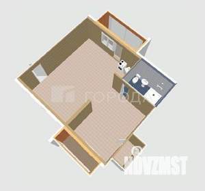 1-к квартира, вторичка, 39м2, 6/9 этаж
