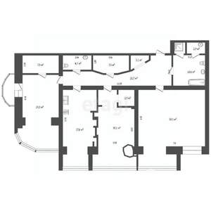 3-к квартира, вторичка, 199м2, 4/9 этаж