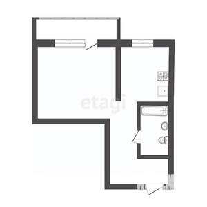 1-к квартира, вторичка, 33м2, 7/10 этаж