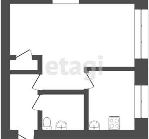 1-к квартира, вторичка, 30м2, 4/5 этаж