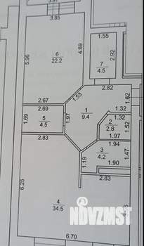 2-к квартира, вторичка, 86м2, 5/10 этаж
