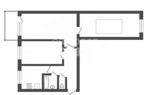 3-к квартира, вторичка, 59м2, 5/5 этаж