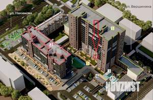 1-к квартира, вторичка, 45м2, 3/17 этаж