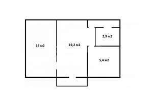 2-к квартира, вторичка, 45м2, 5/5 этаж