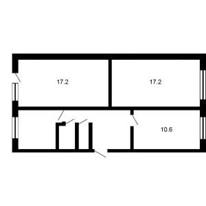 3-к квартира, вторичка, 59м2, 5/5 этаж