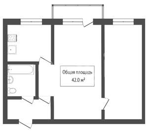 2-к квартира, вторичка, 41м2, 5/5 этаж