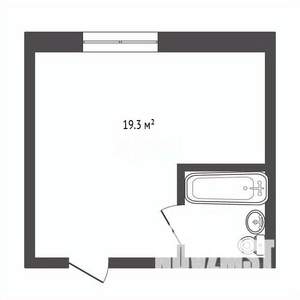 Студия квартира, вторичка, 19м2, 2/3 этаж