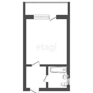 1-к квартира, вторичка, 34м2, 3/5 этаж