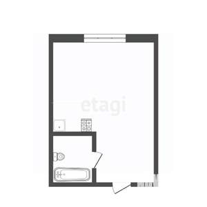 1-к квартира, вторичка, 30м2, 1/5 этаж