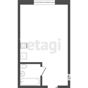 1-к квартира, вторичка, 16м2, 1/2 этаж