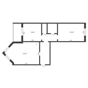 2-к квартира, вторичка, 50м2, 3/7 этаж