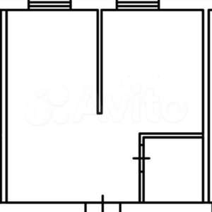2-к квартира, вторичка, 25м2, 2/2 этаж