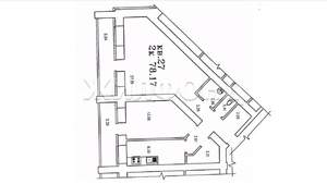 2-к квартира, вторичка, 78м2, 3/14 этаж