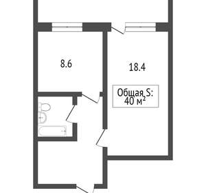 1-к квартира, вторичка, 39м2, 6/10 этаж