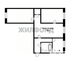 3-к квартира, вторичка, 56м2, 1/5 этаж