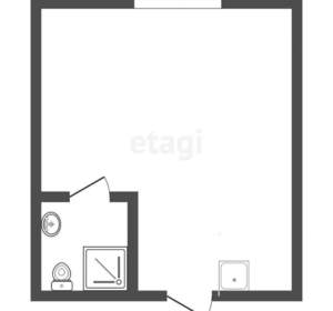Студия квартира, вторичка, 19м2, 1/3 этаж