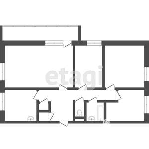 4-к квартира, вторичка, 72м2, 8/10 этаж