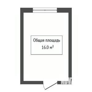 1-к квартира, вторичка, 12м2, 3/9 этаж