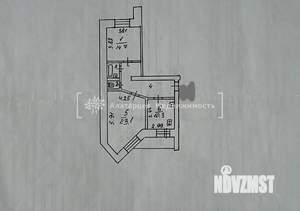 2-к квартира, вторичка, 66м2, 1/6 этаж