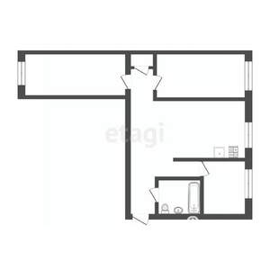 3-к квартира, вторичка, 55м2, 1/5 этаж
