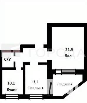2-к квартира, вторичка, 58м2, 8/10 этаж