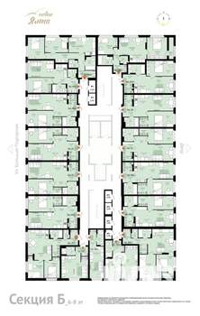 2-к квартира, вторичка, 50м2, 8/16 этаж