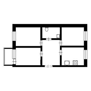 3-к квартира, вторичка, 60м2, 6/10 этаж