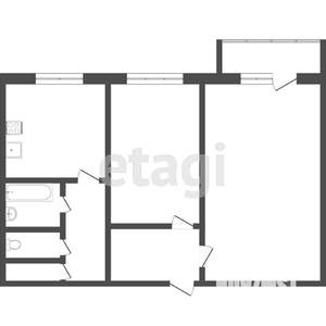 2-к квартира, вторичка, 59м2, 10/10 этаж