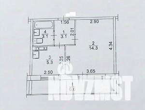 1-к квартира, вторичка, 29м2, 7/10 этаж