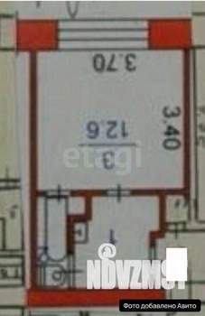 Студия квартира, вторичка, 20м2, 2/5 этаж