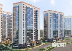 3-к квартира, строящийся дом, 53м2, 13/16 этаж