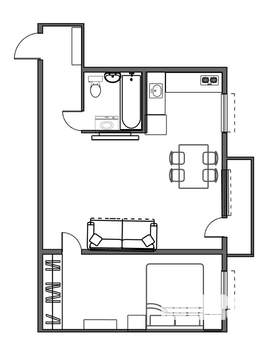 2-к квартира, вторичка, 44м2, 2/5 этаж