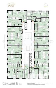 2-к квартира, вторичка, 50м2, 3/16 этаж