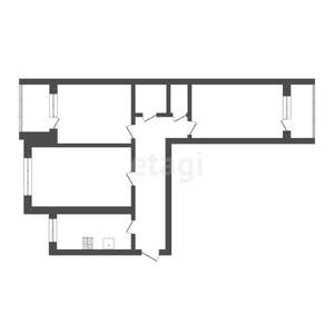4-к квартира, вторичка, 90м2, 6/9 этаж