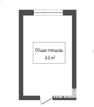 Студия квартира, вторичка, 13м2, 6/9 этаж