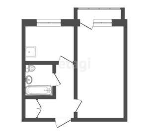 1-к квартира, вторичка, 37м2, 8/10 этаж